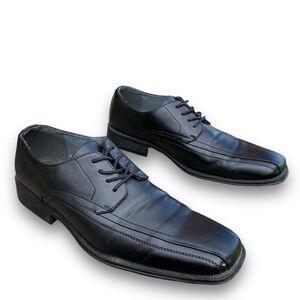 JF J Ferrar Derby Black Lace Up Dress Shoe Oxford Work Basic Men’s size 12